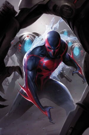 Spider-Man 2099 Vol 2 3 Textless.jpg