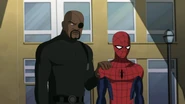 With Spider-Man From Ultimate Spider-Man S1E01