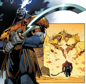 En Sabah Nur (Earth-616) and Scarab (Sword) from X-Men Vol 5 13 001