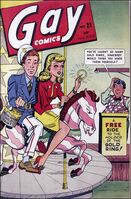 Unavailable Gay Comics #21 "Tessie the Typist" Release date: July 31, 1945 Cover date: Fall, 1945