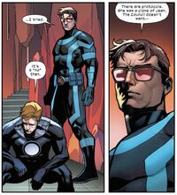 Scott Summers (Earth-616) and Alexander Summers (Earth-616) from Hellions Vol 1 4 001