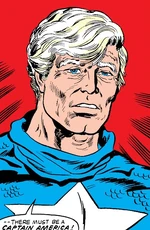 Steven Rogers, Sr. Aging Captain America fought Red Skull (Earth-8342)