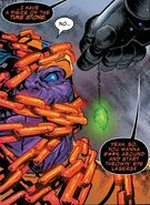 Thanos bound by the Rider's chains from Thanos Vol 2 13