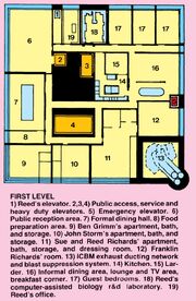 Baxter Building 31st Floor from Official Handbook of the Marvel Universe Vol 1 4 001