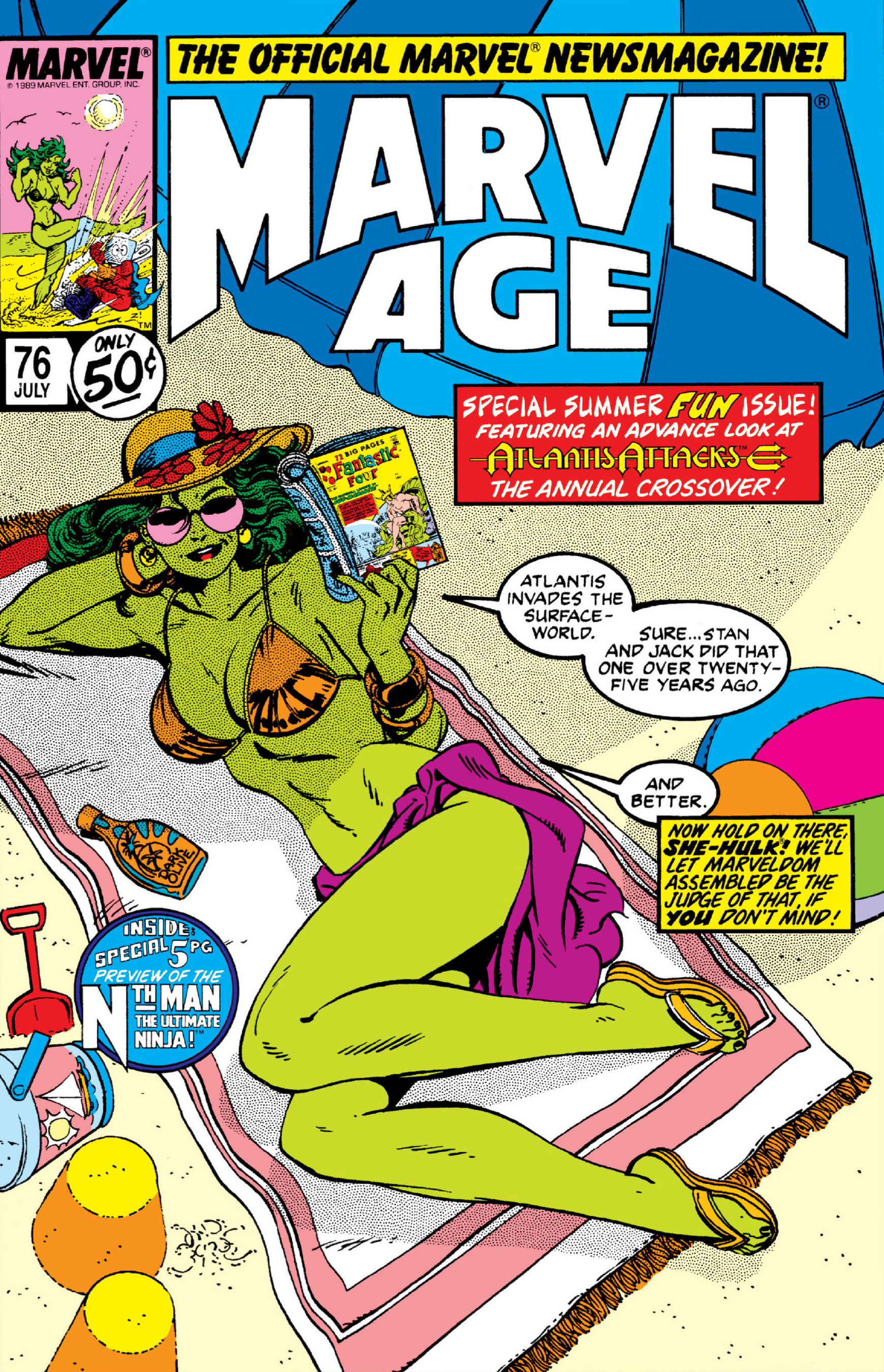 アメコミリーフ Marvel Age #76 CGC 9.6