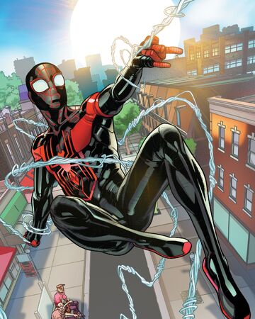 Miles Morales Earth 1610 Marvel Database Fandom I saw spiderverse a few days ago, and i just needed to make some fan art of it. miles morales earth 1610 marvel