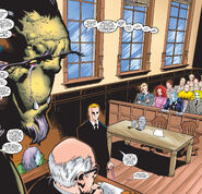 In court at Brute's trial From Mutant X #6
