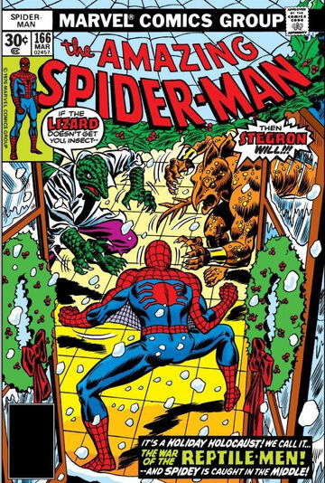 Marvel The Amazing Spider-Man & Lizard - Spider Strike Vehicle & Figures B1