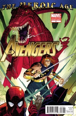 Avengers Vol 4 3 Second Printing Variant