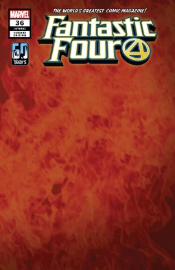 Fantastic Four Vol 6 36 Flame Variant
