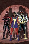 With Miles Morales and Nova Ms. Marvel (Vol. 4) #7