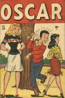 Oscar Comics #24 "Oscar Outsmarts Himself" Release date: April 7, 1947 Cover date: Spring, 1947