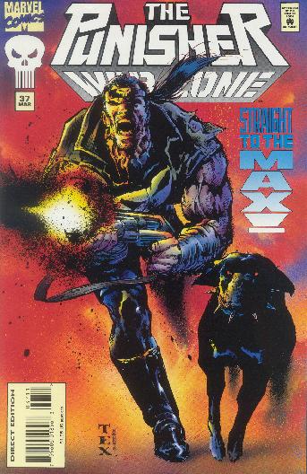 Mark Texeira - Punisher War Journal #50 Title Splash (1993), in Duke Fleed  aka #1 Groo Fan's Punisher Comic Art Gallery Room