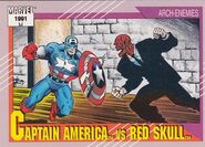 Steven Rogers vs. Johann Shmidt (Earth-616) from Marvel Universe Cards Series II 0001