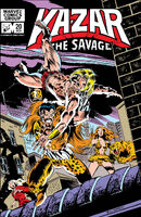 Ka-Zar the Savage #20 "New York, New York" Release date: July 27, 1982 Cover date: November, 1982