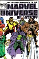 Official Handbook of the Marvel Universe Update '89 #6 Release date: August 8, 1989 Cover date: November, 1989