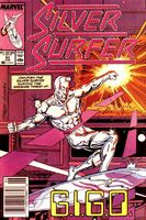 Silver Surfer (Vol. 3) #24 "G.I.G.O." Release date: March 14, 1989 Cover date: June, 1989