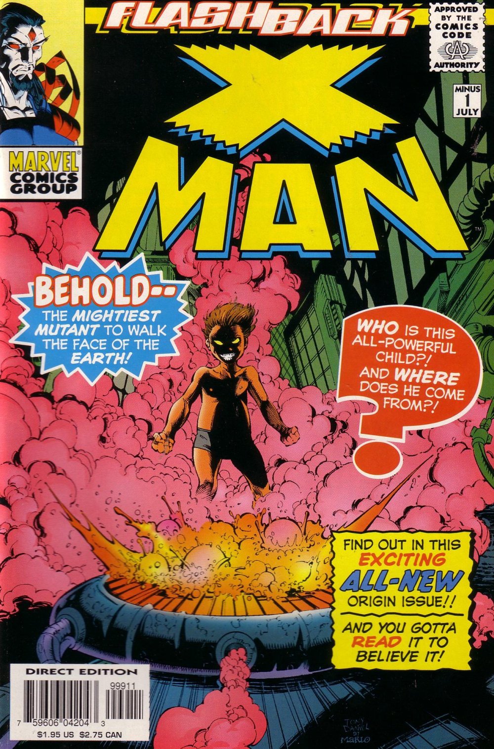 X-Man 1995 Series #4 June 1995 Marvel NM 9.2 