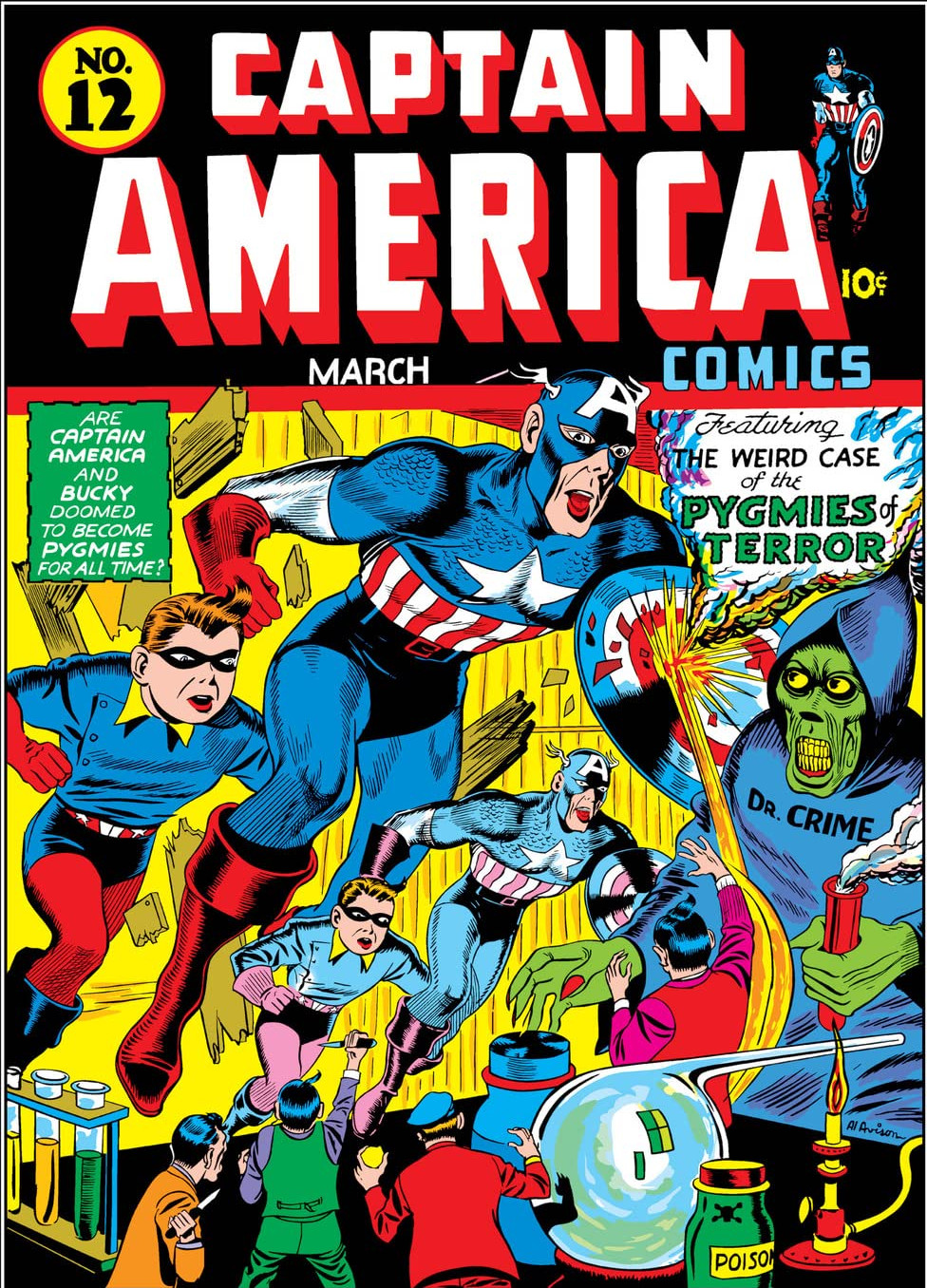 Captain America Comics Vol 1 12, Marvel Database