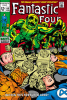 Fantastic Four #85 "Within This Tortured Land" Release date: January 9, 1969 Cover date: April, 1969