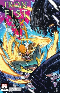 Iron Fist Heart of the Dragon Vol 1 1 Marvel vs. Alien Variant