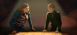 Margaret Carter (Earth-82111) and Steven Rogers (Earth-82111) from What If...? (animated series) Season 1 1 001