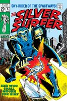 Silver Surfer #5 " -- And Who Shall Mourn for Him?" Release date: January 14, 1969 Cover date: April, 1969