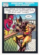 Spider-Man Presents Wolverine from Marvel Universe Cards Series I 0001