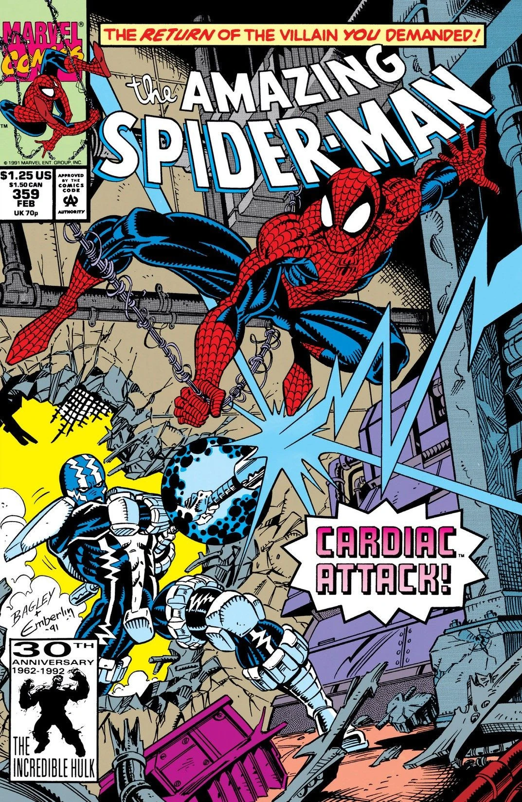 スパイダーマン　コミックまとめ Amazing Spider-Man Vol 1 359 | Marvel Database | Fandom