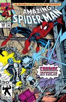 Amazing Spider-Man #359 "Toy Death!" Release date: December 10, 1991 Cover date: February, 1992