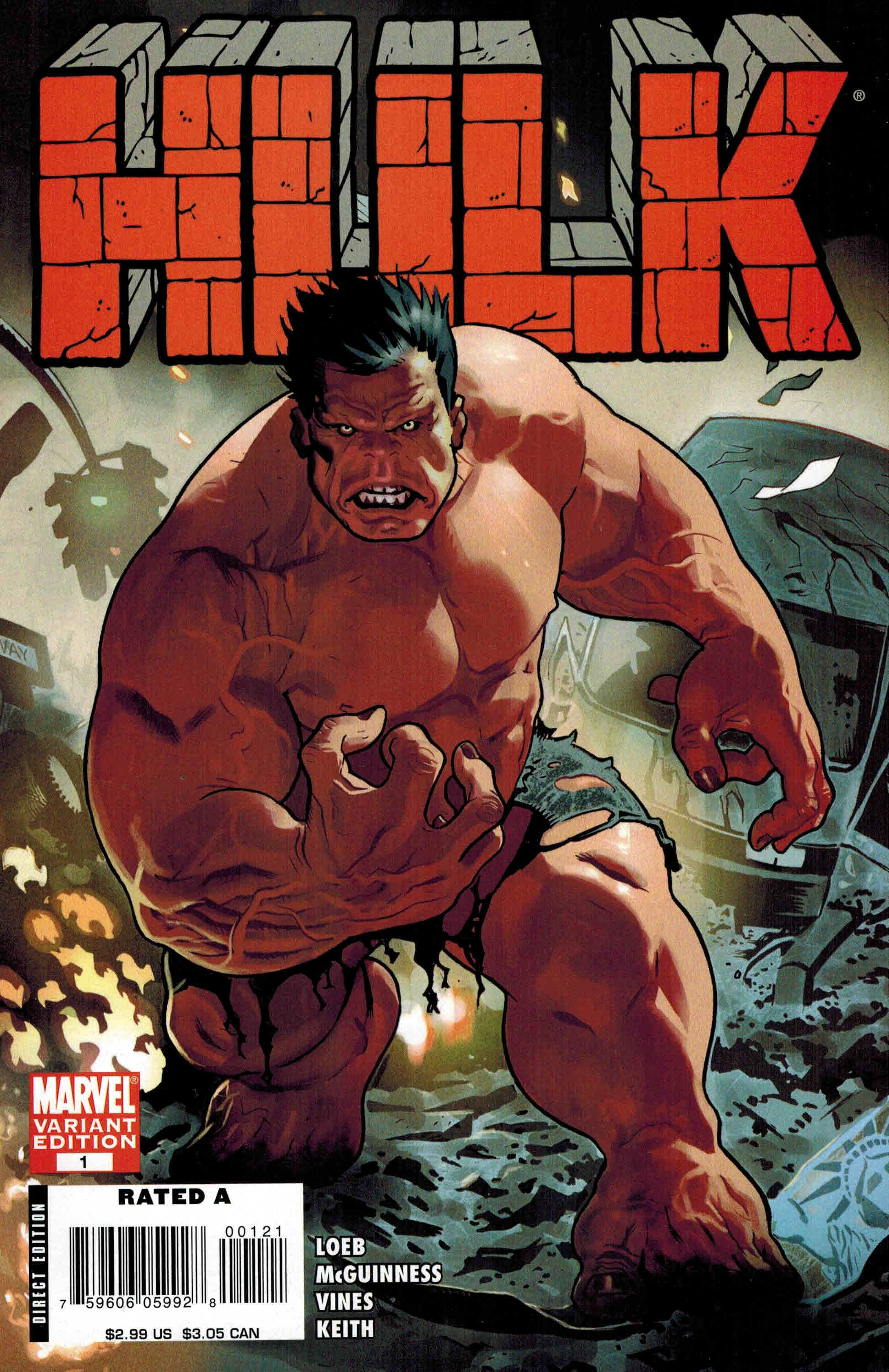 Hulk (vol.2) T1 : Qui est le Hulk Rouge ? (0), comics chez Panini Comics de  Loeb, Trimpe, Cho, Adams, McGuinness, Delgado, Keith, Guru efx, Finch