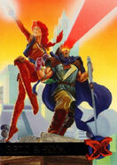 Redd and Slym from Ultra X-Men (Trading Cards)