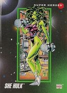 Jennifer Walters (Earth-616) from Marvel Universe Cards Series III 0001