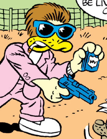 Sonny Quacker (Earth-8311) from Peter Porker, The Spectacular Spider-Ham Vol 1 12 001