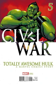 Totally Awesome Hulk Vol 1 5 Civil War Variant