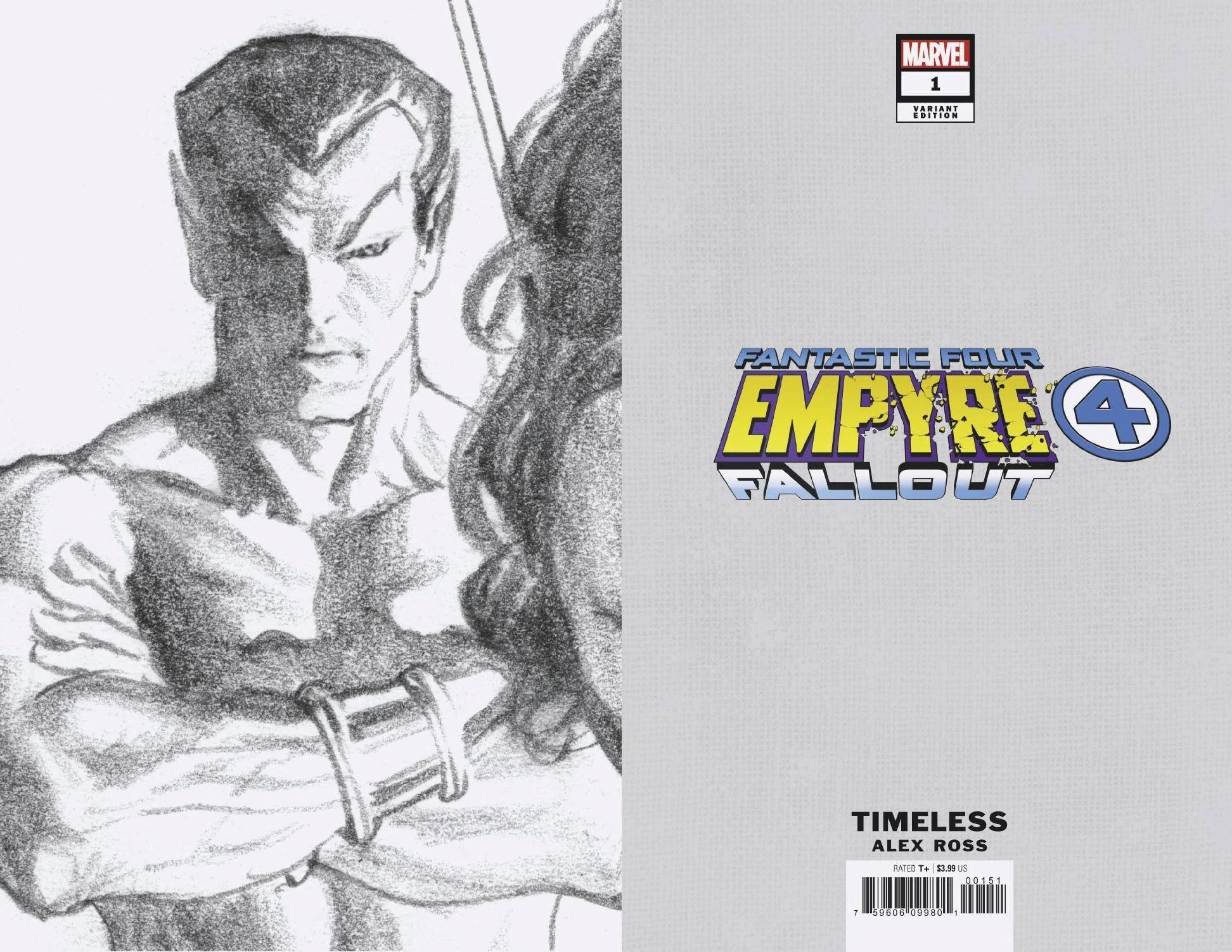 Heft (Namor Timeless Sketch Wraparound Variant)