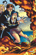 The destruction of Jubilee's room, in Generation X #68