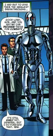 Robotic Soldier, Victor von Doom (Earth-616) from Books of Doom Vol 1 2