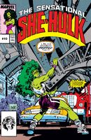 Sensational She-Hulk #10 "Mass-Market Menace!" Release date: October 3, 1989 Cover date: December, 1989