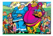 Volstagg and his family From Marvel Fanfare #45