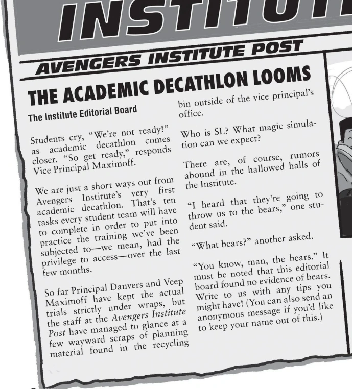 Avengers Institute Post (Earth-TRN1451) | Marvel Database | Fandom