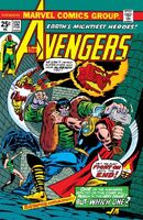 Avengers #132 "Kang War II" Release date: November 19, 1974 Cover date: February, 1975