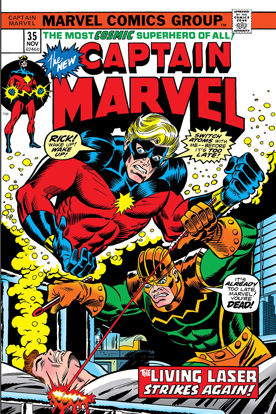 Captain Marvel Vol 1 35 Marvel Database Fandom