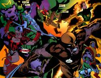 X-Men (Earth-7642) and Wild Covert Action Teams (Earth-7642) from WildC.A.T