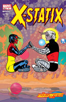 X-Statix #8 "The Moons of Venus (Conclusion): The Dark Dimension" Release date: February 26, 2003 Cover date: April, 2003