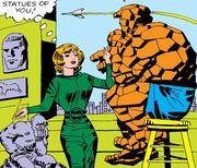 Alicia Masters (Earth-616) and Benjamin Grimm (Earth-616) from Fantastic Four Vol 1 21 001