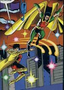 Continuing her attack on Robin, in Marvel Versus DC #3