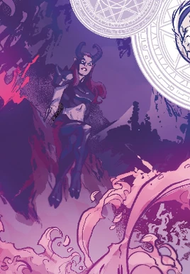 Madelyne Pryor (Earth-18727) from X-Men Blue Vol 1 35 001