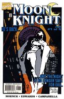 Moon Knight (Vol. 3) #1 "The Resurrection War Phase 1 - Eclipse" Release date: November 5, 1997 Cover date: January, 1998