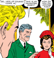 Henry Pym (Earth-616), Vernon Van Dyne (Earth-616) and Janet Van Dyne (Earth-616) from Tales to Astonish Vol 1 44 001